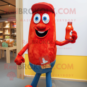 Rote Flasche Ketchup...