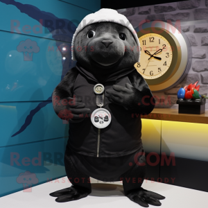 Black Seal maskot kostym...