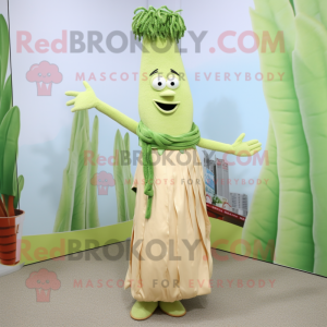 Tan Asparagus mascotte...