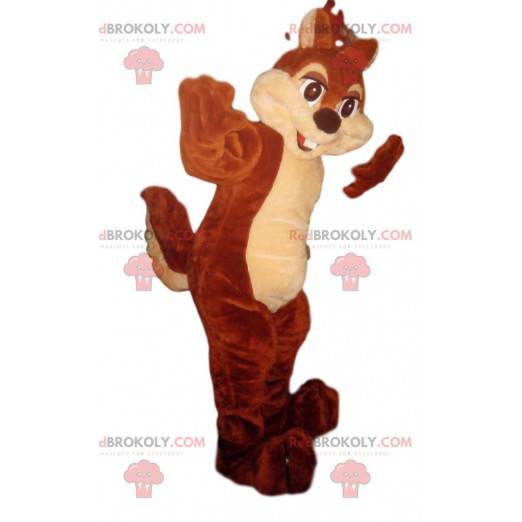 Mascote Tic, o esquilo em Tic & Tac - Redbrokoly.com