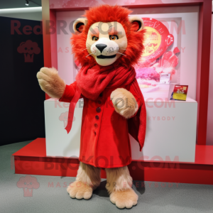 Red Lion mascotte kostuum...