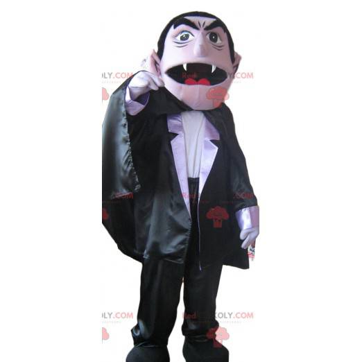 Mascotte de vampire en costume. Costume de vampire -