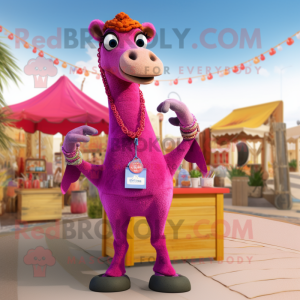 Magenta Camel mascotte...