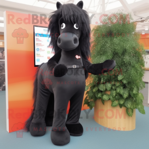 Black Mare maskot kostyme...