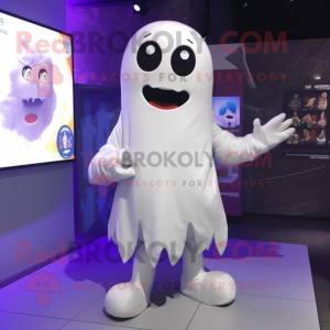 nan Ghost mascot costume character dressed with a Leggings and Mittens