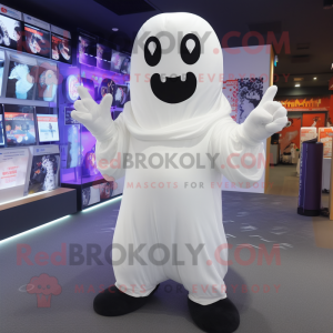 nan Ghost mascot costume character dressed with a Leggings and Mittens