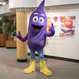  Aubergine maskot kostume...