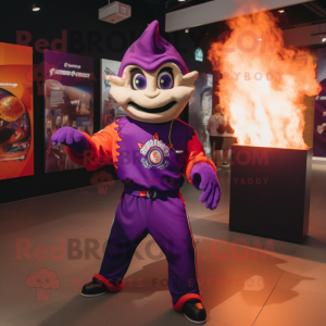 Purple Fire Eater mascotte...