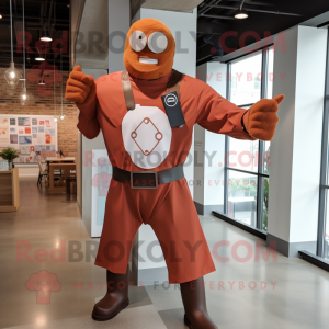 Rust Superhero mascotte...