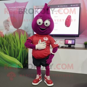 Red Onion mascotte kostuum...