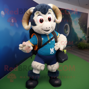 Navy Ram maskot kostume...