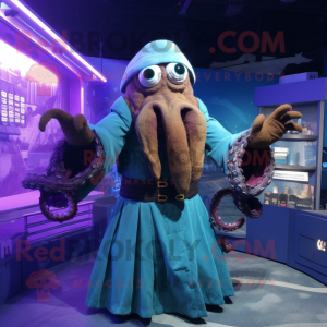  Kraken mascotte kostuum...