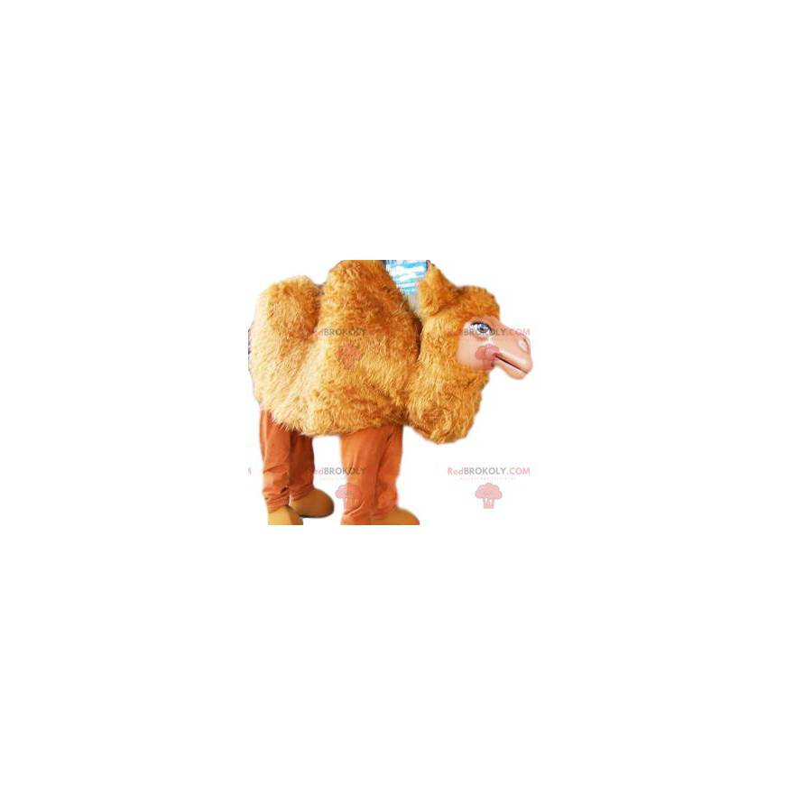 Mascote do camelo vermelho. Fantasia de camelo - Redbrokoly.com