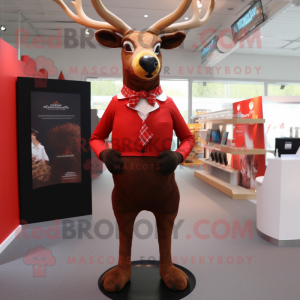 Red Deer mascotte kostuum...