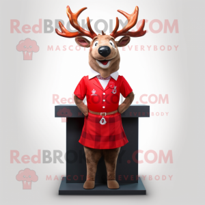 Red Deer maskot kostume...