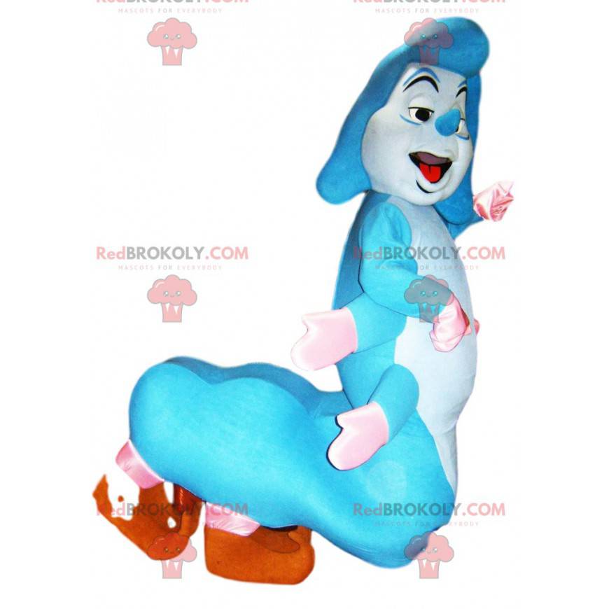 Mascotte del bruco blu di Alice nel paese delle meraviglie! -