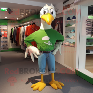 Green Albatross mascotte...