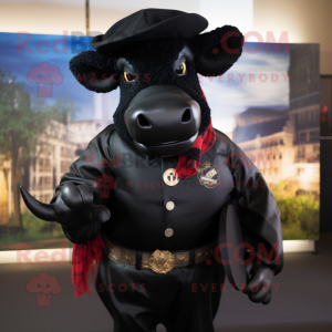 Black Bull maskot kostym...