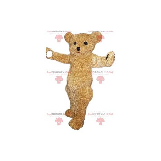 Beige bear mascot. Beige bear costume - Redbrokoly.com
