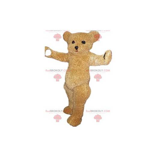 Mascotte orso beige. Costume da orso beige - Redbrokoly.com