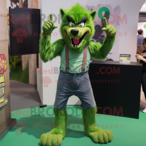 Green Werewolf mascotte...