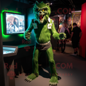 Green Werewolf mascotte...