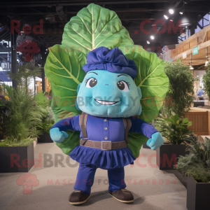 Blaukohlblatt Maskottchen...