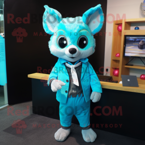 Personagem de mascote Cyan...