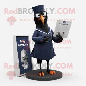 Navy Crow maskot-dräkt...