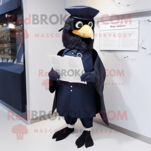 Navy Crow maskot-dräkt...