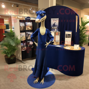 Navy Coelophysis maskot...