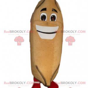 Very smiling banana mascot. Banana costume - Redbrokoly.com