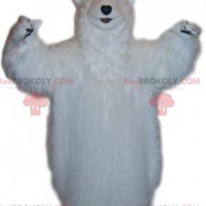 Mascota majestuosa del oso polar. Disfraz de oso polar -