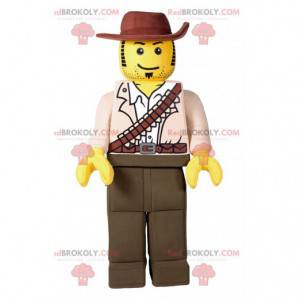 Mascotte di Playmobil in abito da cowboy - Redbrokoly.com