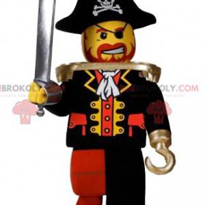 Mascota pirata de playmobil con un hermoso sombrero -