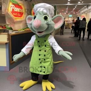 Limegrön Ratatouille maskot...