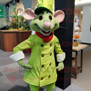 Limegrön Ratatouille maskot...