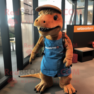 Rust Komodo Dragon mascotte...