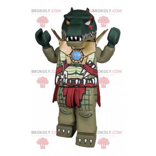 Super felle dinosaurusmascotte. Dinosaurus kostuum -
