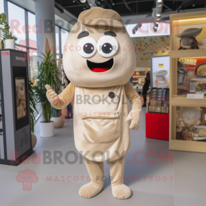 Beige Shakshuka mascotte...