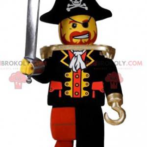 Japanse vechter playmobil mascotte in rode outfit -
