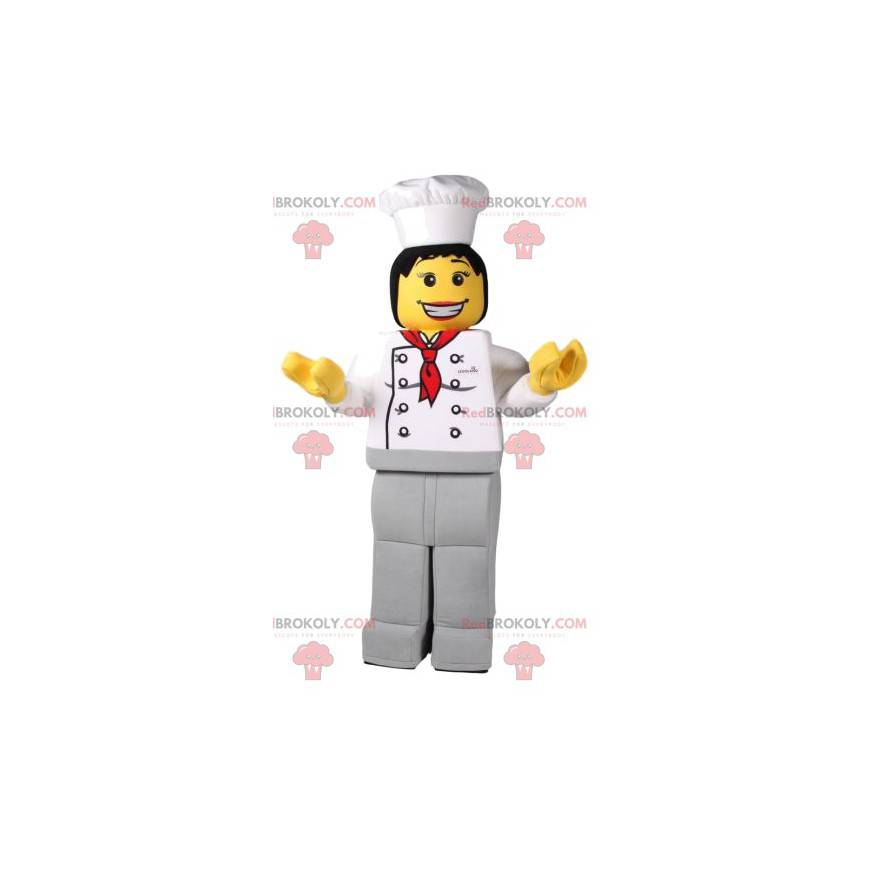 Mascotte de playmobil cuisinière. Costume de cuisinière. - Mascotte de playmobil cuisinière. Costume de cuisinière. -