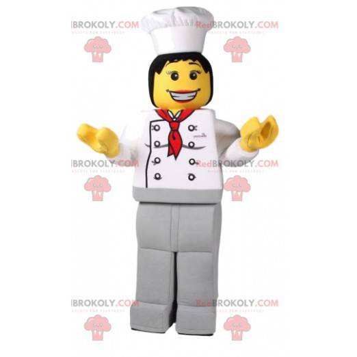 Mascotte de playmobil cuisinière. Costume de cuisinière. -