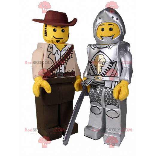 Maskot rytíře Playmobil. Rytířský kostým - Redbrokoly.com