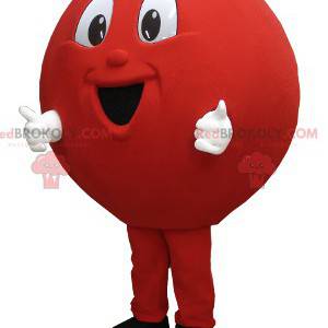 Mascotte de grosse boule rouge de boule de Bowling de ballon -