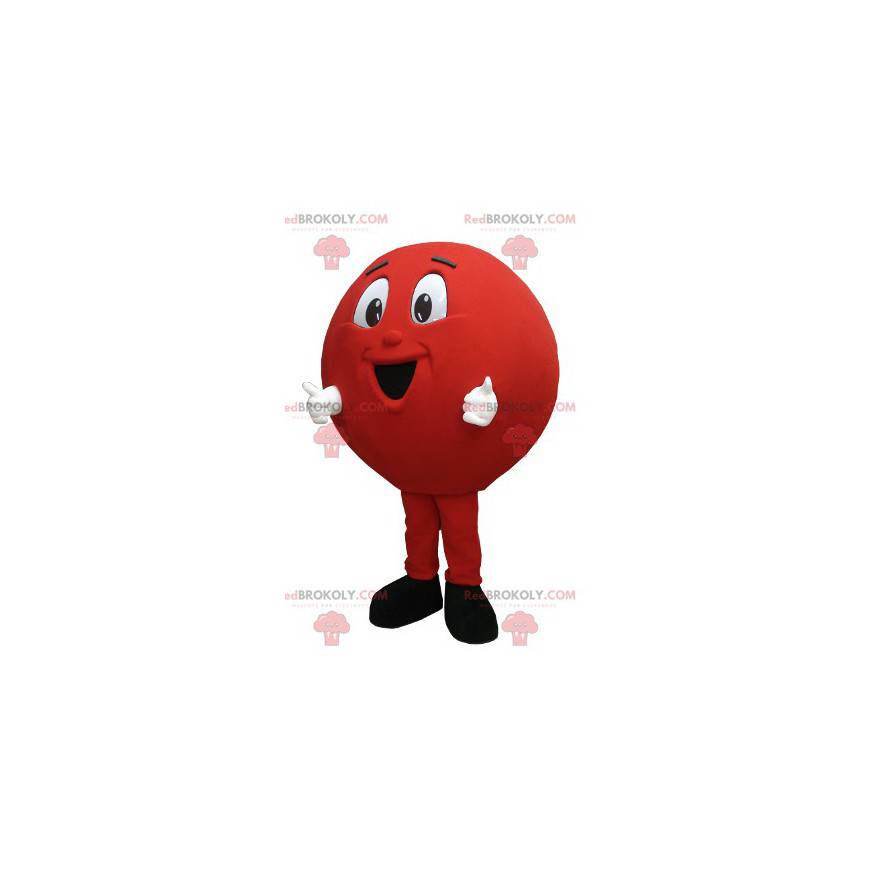 Balloon Bowling Ball Big Red Ball Mascot - Redbrokoly.com