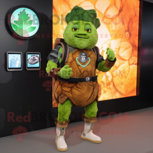 Rust Cabbage maskot kostume...