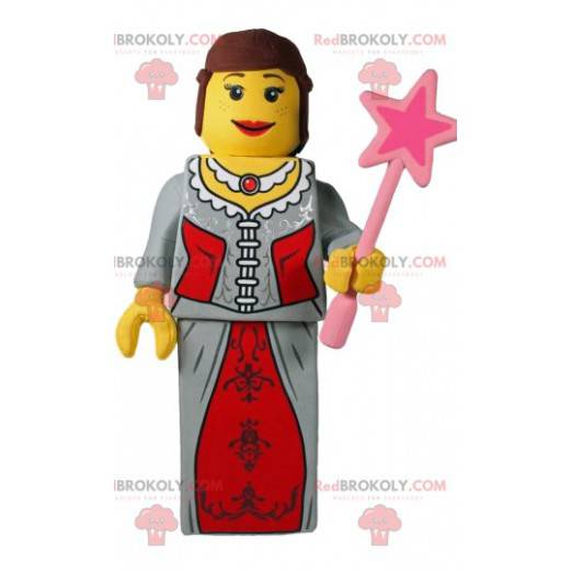 Mascote da princesa playmobil. Fantasia de princesa -