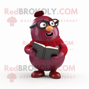 Maroon kartoffel maskot...