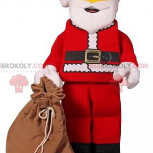 Mascotte di playmobil di Babbo Natale. Costume da Babbo Natale